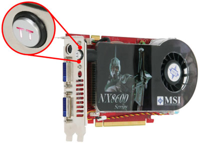 MSI führt Turbo-Button für GeForce 8600GT ein