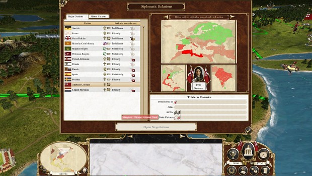 Thirteen Colonies Mod 1.0 Full