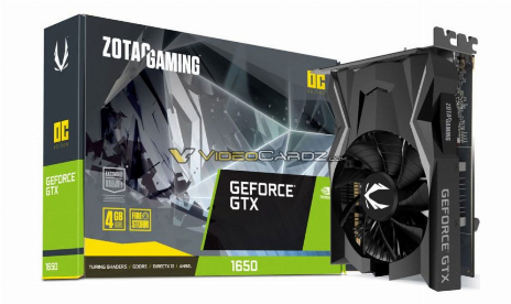 GTX 1650 may not need a power cable