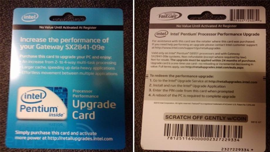 Intel Reduces New CPUs’ Performance Until Owner Pays USD 50