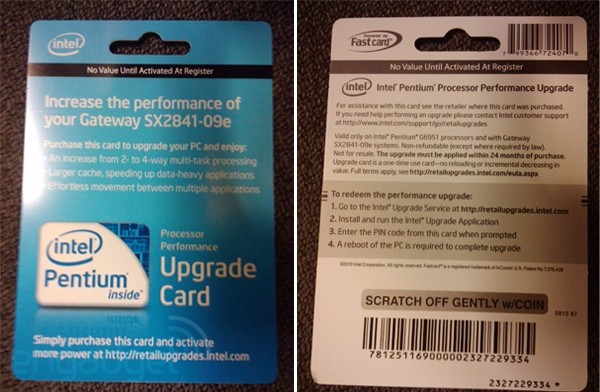 Intel Reduces New CPUs’ Performance Until Owner Pays USD 50