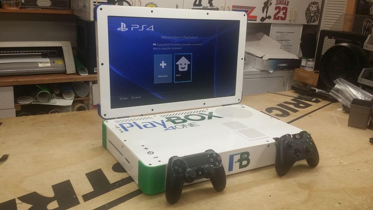 Modder kombiniert Xbox One und PS4 zu einem Laptop