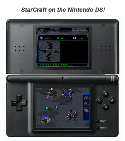 Los fans portan StarCraft a DS