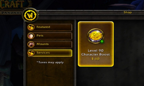 Blizzard Justifies WoW $60 Character Boost Option