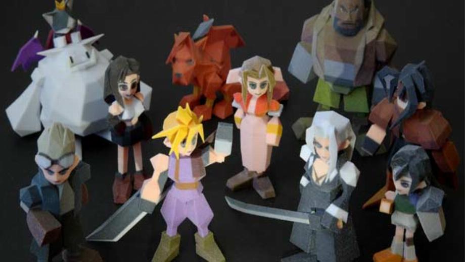 These 3D Printed FFVII Characters Are Badass