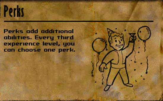 Entwerfen Sie Ihren eigenen Fallout 3 Perk