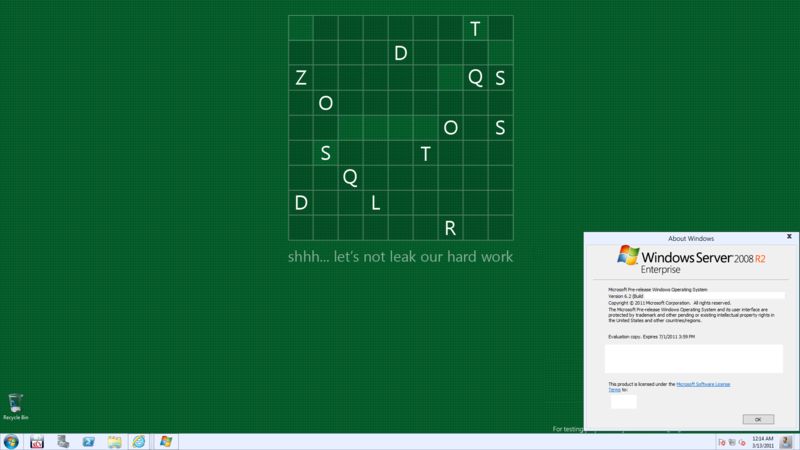First Windows 8 Images Leaked