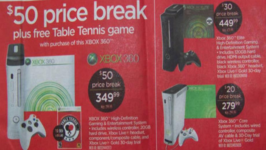 Neue Xbox 360 Preise durchgesickert