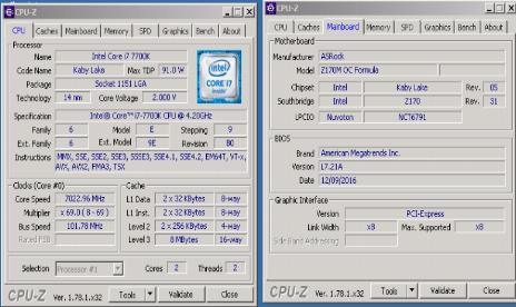 Intel Core i7 7700K Overclocked To 7GHz