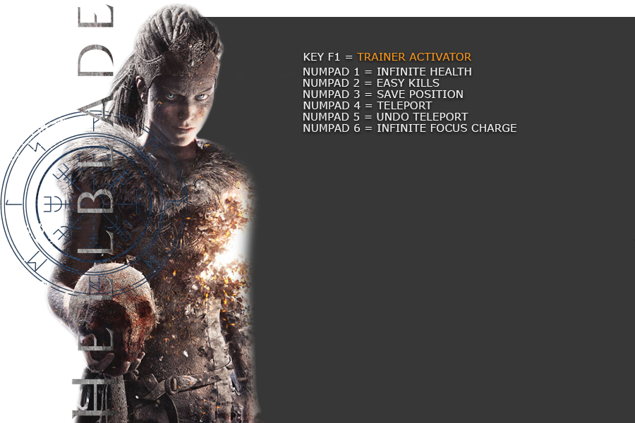 Hellblade Senua's Sacrifice (+6 Trainer) [DDS]