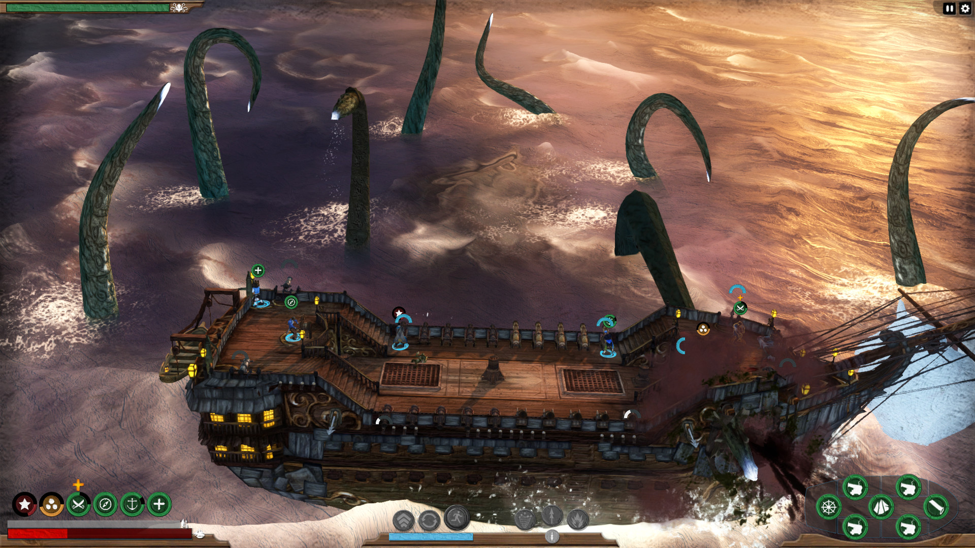 Abandon Ship shows FTL-like combat in Lovecraftian seas
