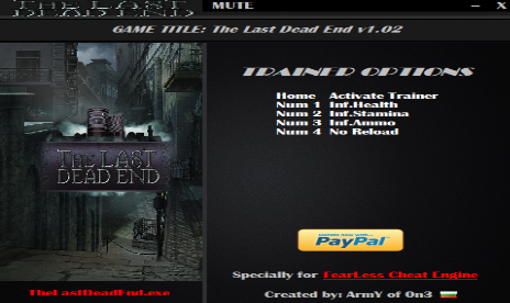 The Last Dead End v1.02 +4 Entrenador