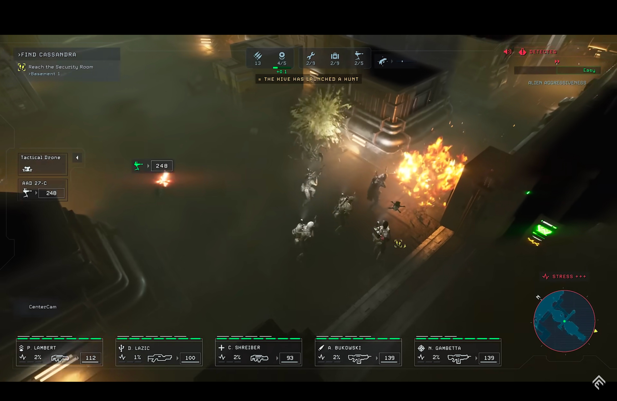 Aliens: Dark Descent story trailer showcases gruesome gribbles and angry androids