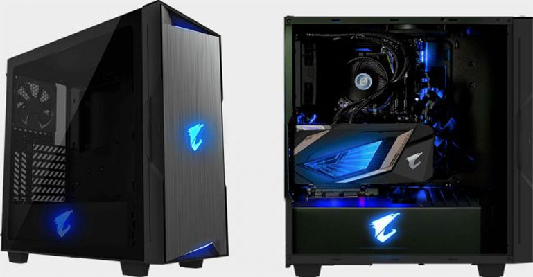 Gigabyte's neues Aorus kommt mit einer vertikalen GPU-Halterung