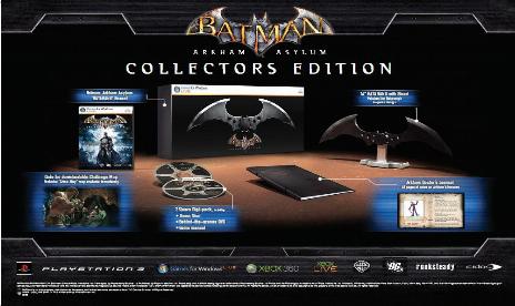 Arkham Asylum Collector’s Edition To Include 14” Batrang