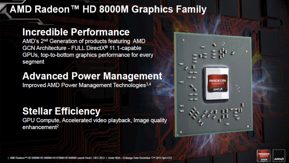 First AMD Radeon HD 8000M Series Details
