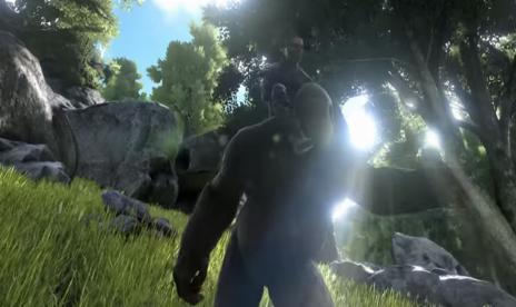 Gigantopithecus stampft seinen Weg in Ark: Survival Evolved