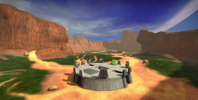 Vous pouvez jouer à Blood Gulch dans Counter Strike