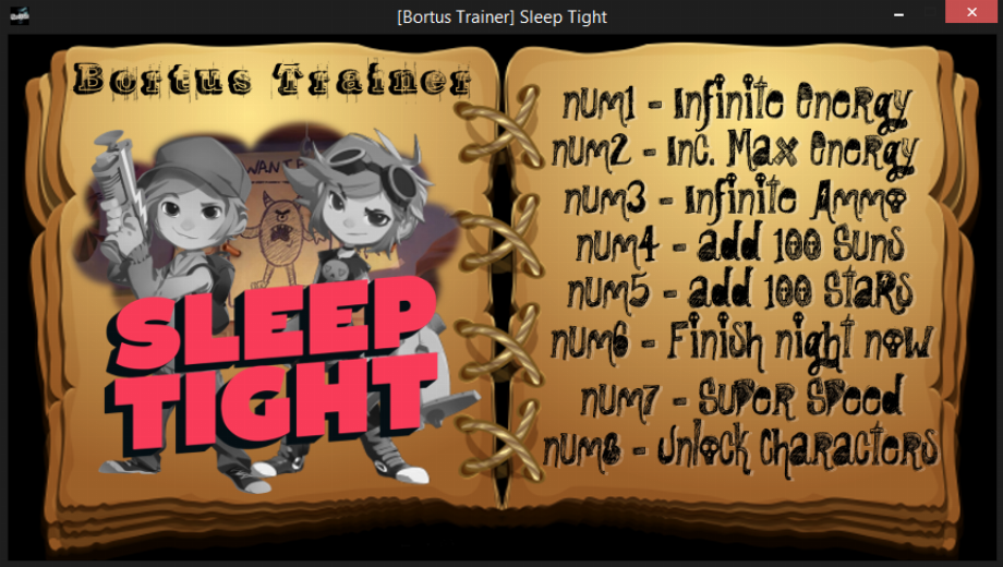 Sleep Tight (+8 Trainer) [Bortus Trainer]