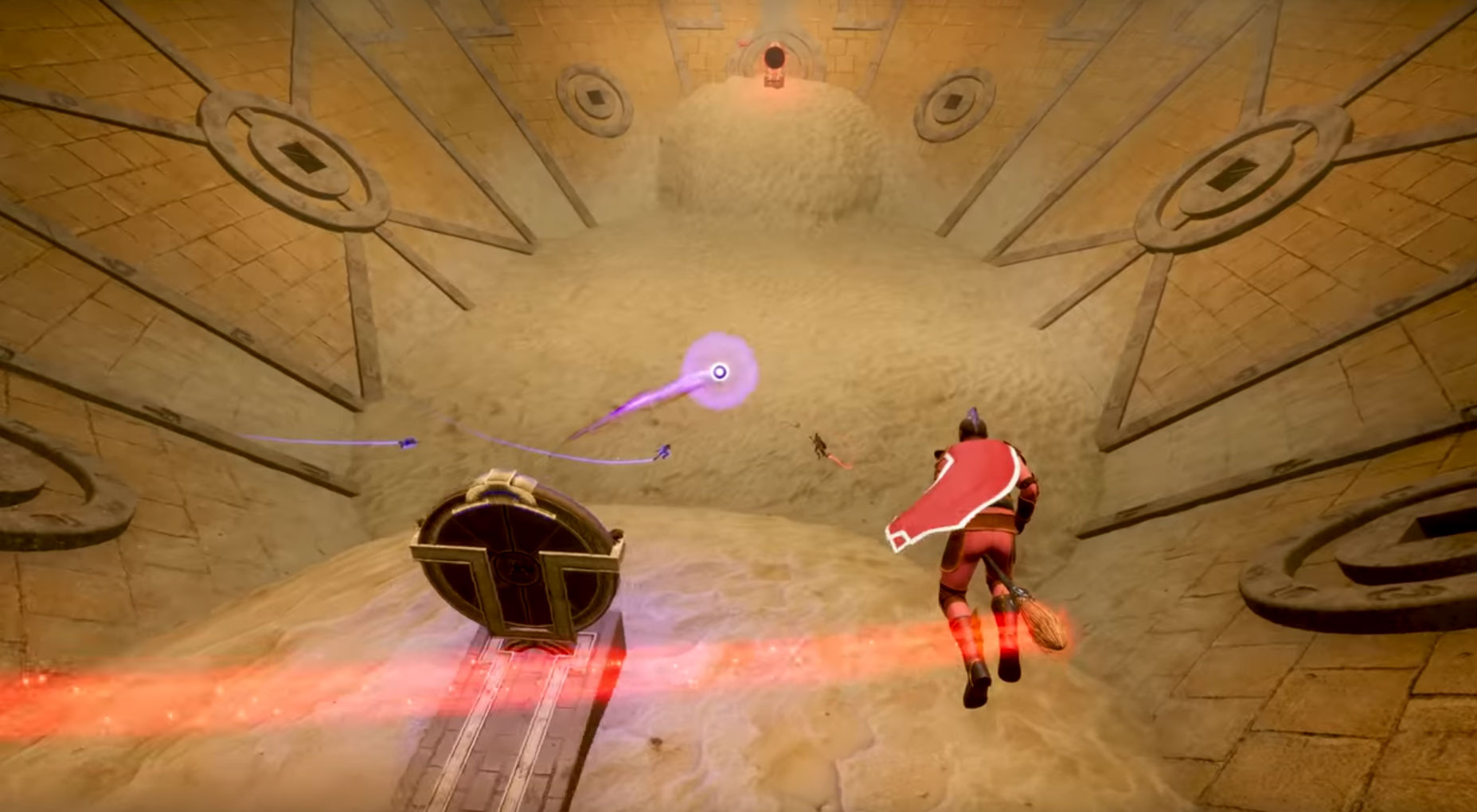 La Broomstick League est une Rocket League inspirée de Harry Potter