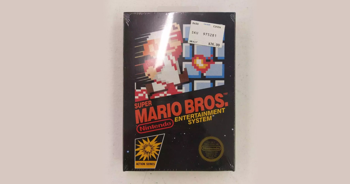 Neuwertiges Exemplar von Super Mario Bros. wird für $30.000 verkauft