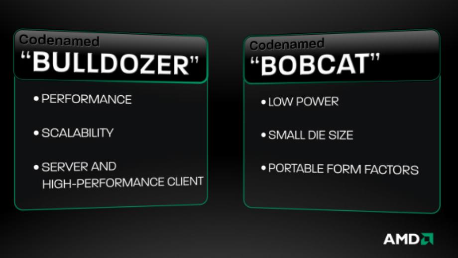 Erste Details zu AMDs neuen Bulldozer- und Bobcat-Chips