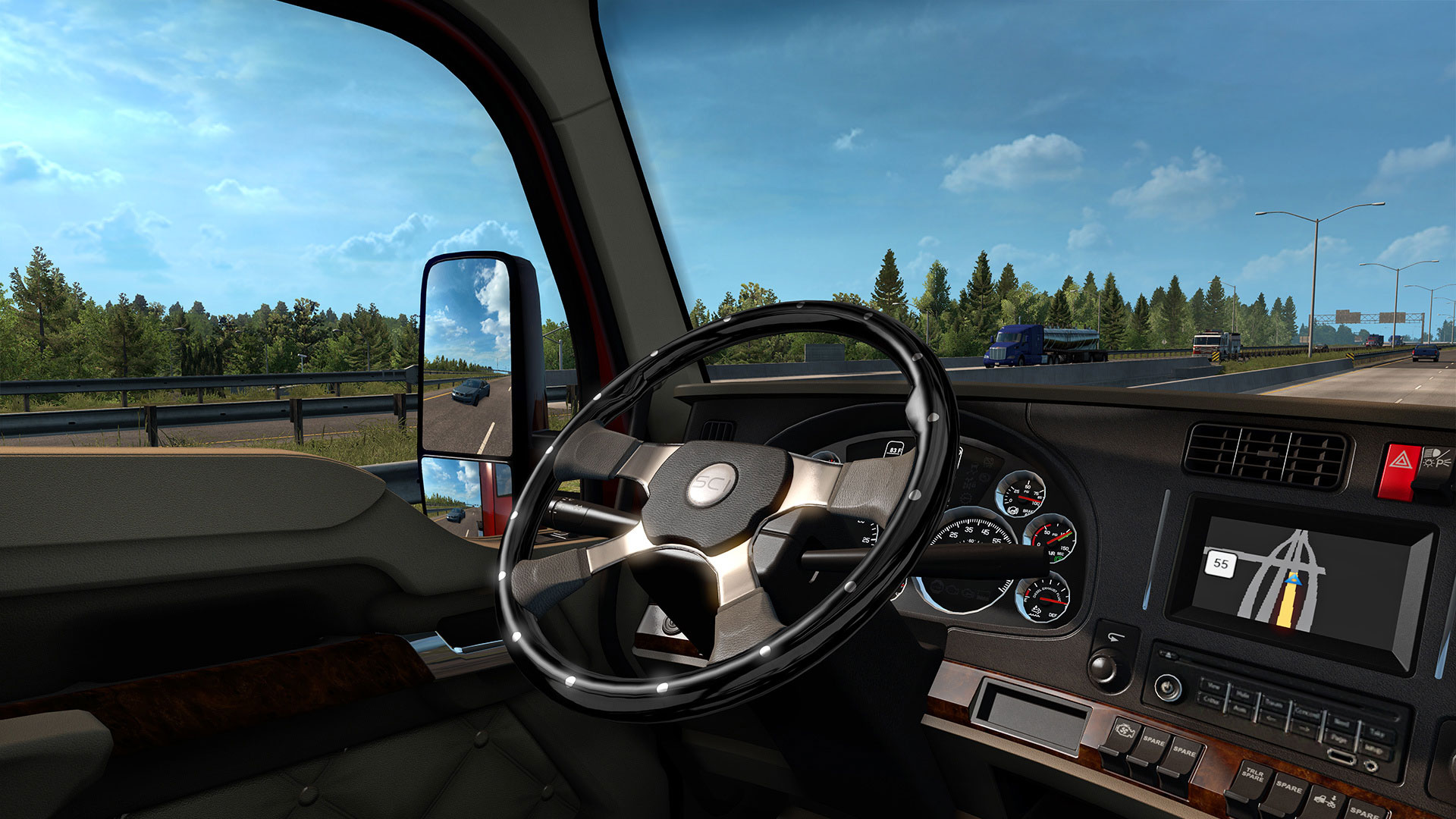 American Truck Simulator fügt zu öffnende Fenster hinzu