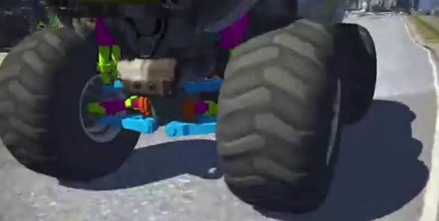 Suspension showcased in Carmageddon: Reincarnation