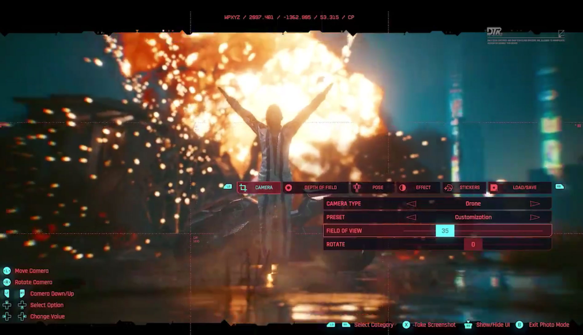 La foto de Cyberpunk 2077 te permite capturar tu lado bueno biónico