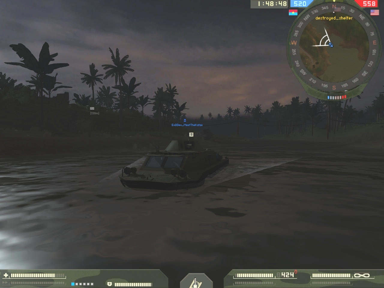 Battlefield 2 - Eve of Destruction 2 v2.0 Charlies Point (Night)