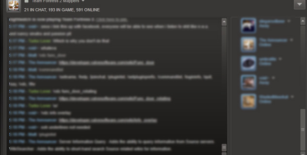 Steam chat now blocks torrent links