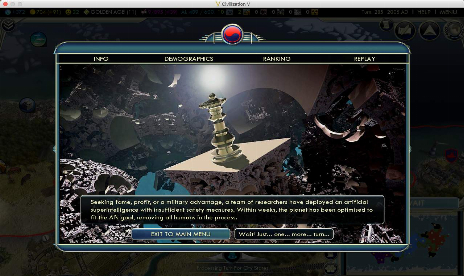 L'université de Cambridge publie le module Super Intelligence pour Civ 5
