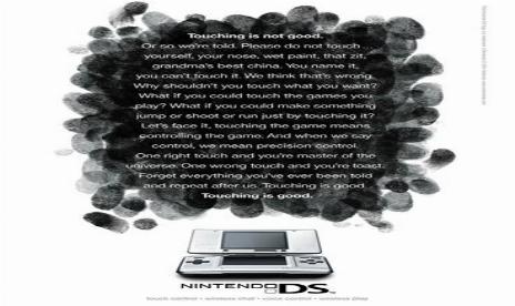 Nintendo DS to Touch Hip Males