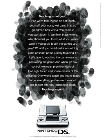 Nintendo DS to Touch Hip Males