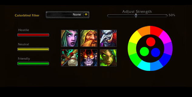 World of Warcraft ajoute un mode daltonien dans la version 6.1