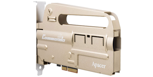 Apacer’s new PCIE SSD looks like an assault rifle