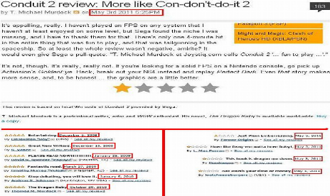 Conduit 2 Developer Accused Of Thrashing Reviewer’s Book