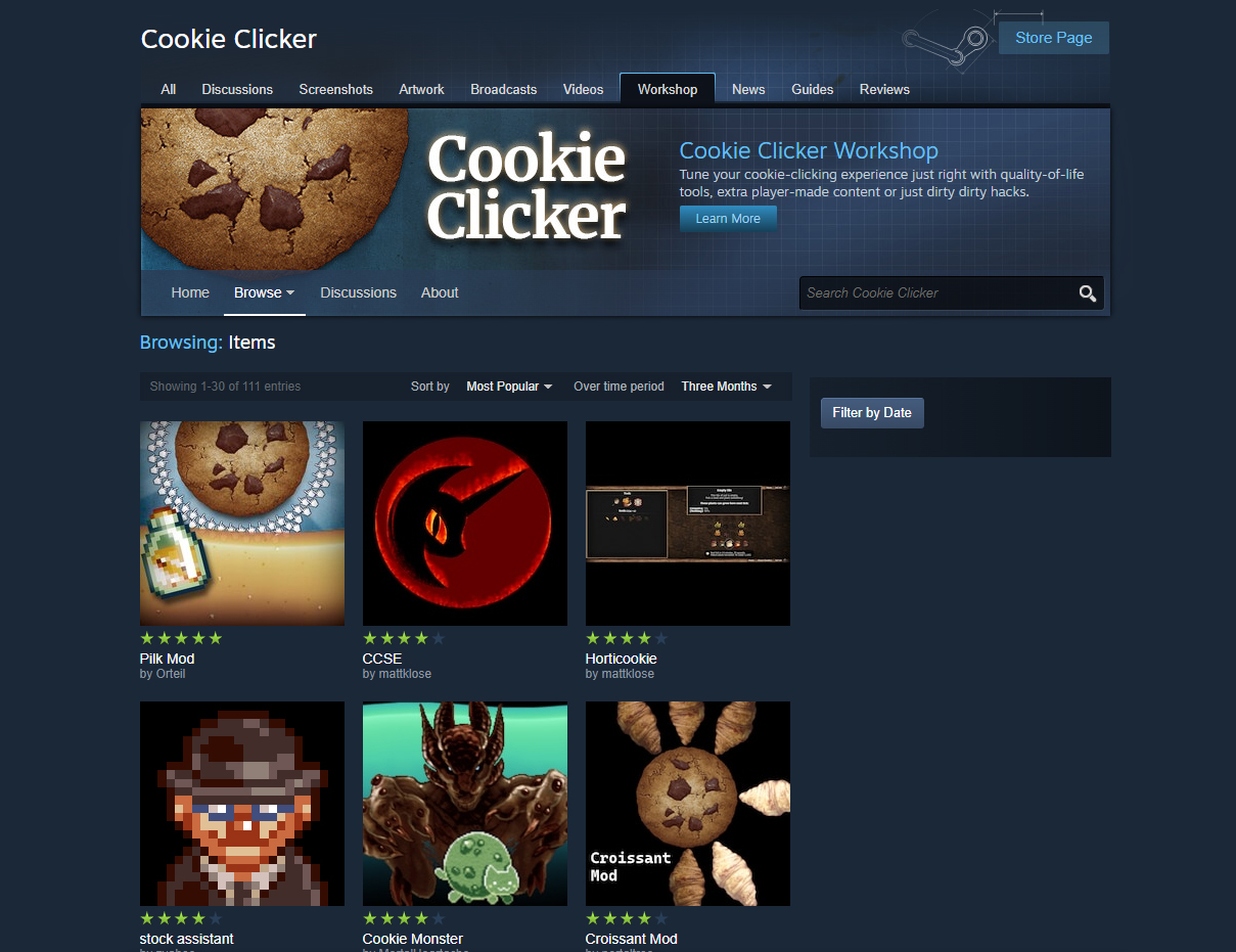Cookie Clicker hat jetzt Mod-Unterstützung
