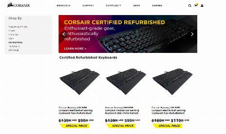 Corsair rabattiert überholte Peripheriegeräte vor dem Ende des Sommers