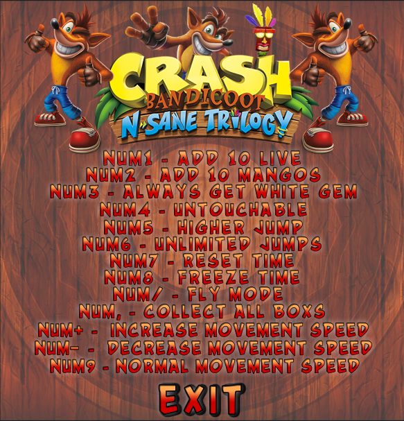 Crash Bandicoot N. Sane Trilogy (+11 Dresseur) [Dresseur Bortus].