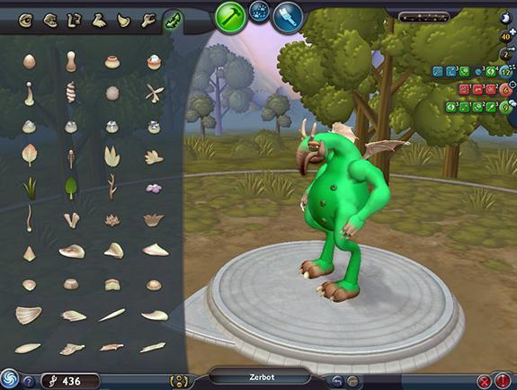 L'éditeur de créatures sortira avant Spore