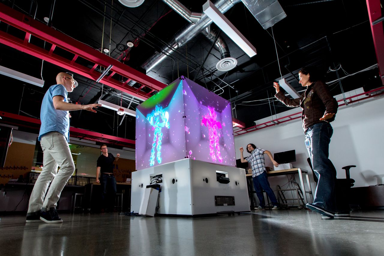 Microsoft Cube Dance Parties Are Powered By 4 Kinects Each