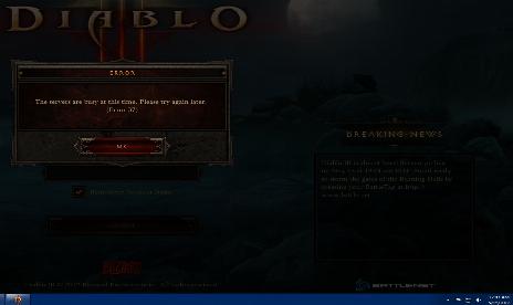 Diablo III Servers Down At Launch Time