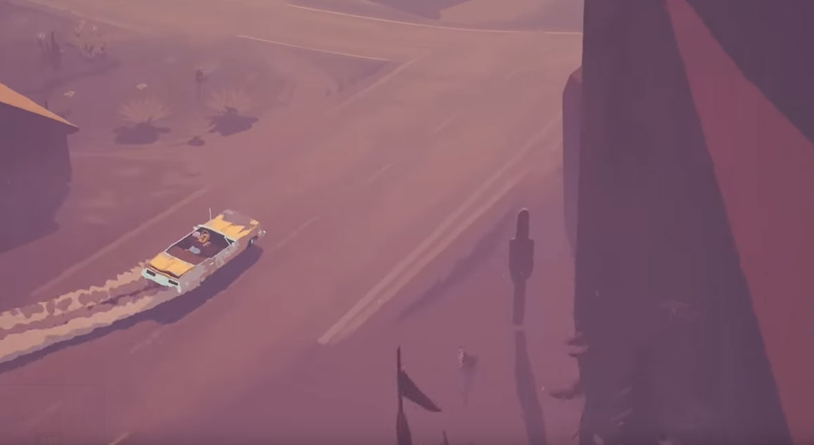 Dead Static is an existential survival game with a gorgeous art style