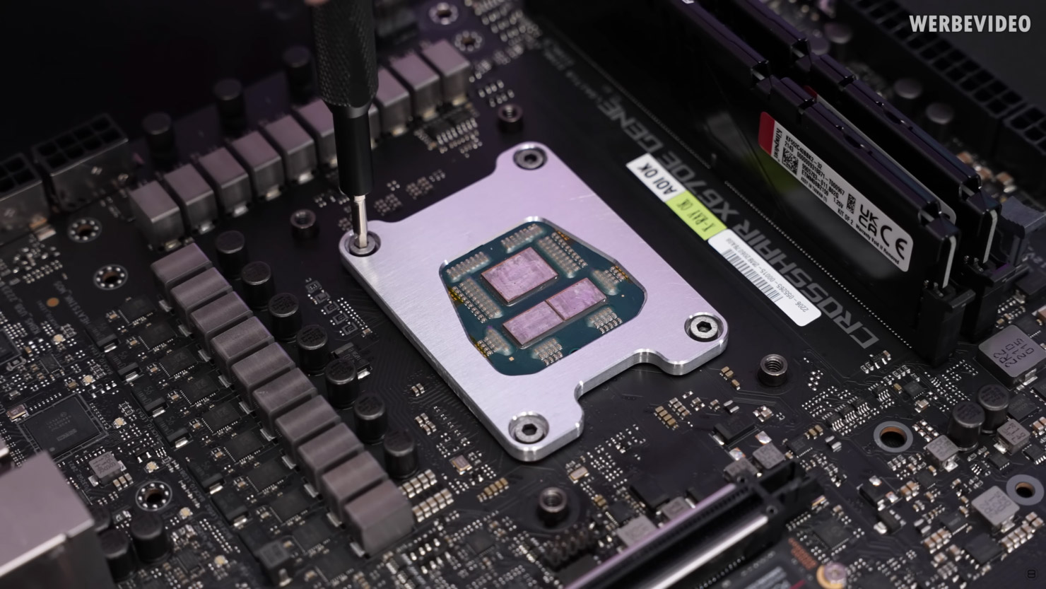 La refrigeración directa de la matriz de Ryzen 7000 marca una gran diferencia en las temperaturas