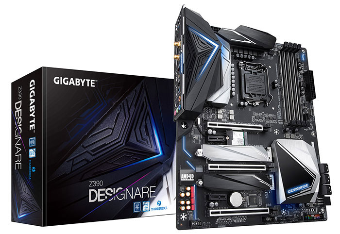 Gigabyte’s new x390 Designare board leaves very little bare