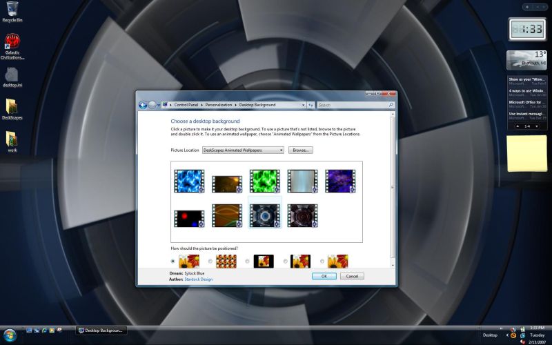 Microsoft Releases DreamScene