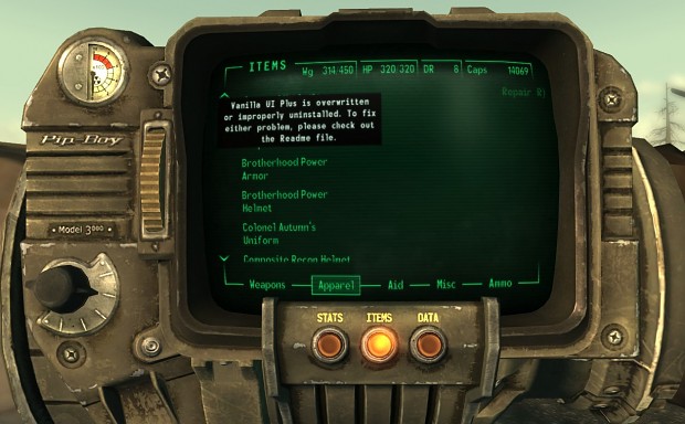 Vanilla UI Plus (Fallout 3) v7.63 Full