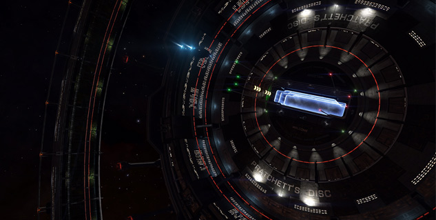 Terry Pratchett homenajeado en Elite: Dangerous con una estación espacial de Mundodisco