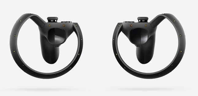 Premier aperçu du prototype de la manette demi-lune d'Oculus VR